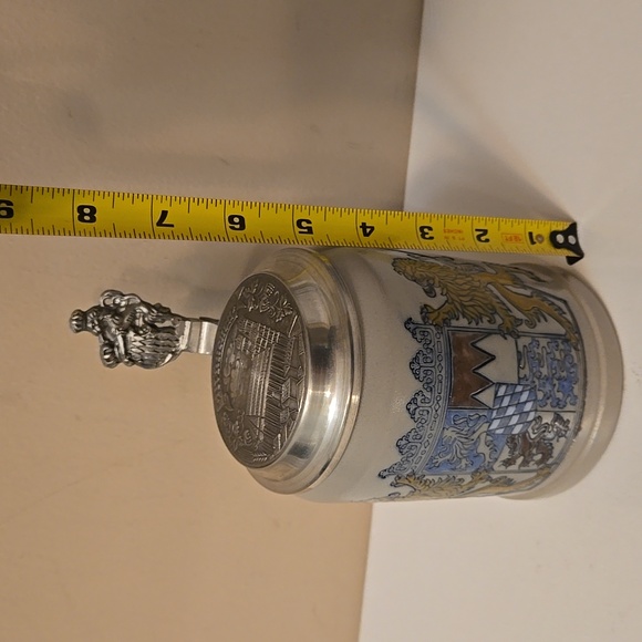 Vintage Merklebach stoneware Stein with pewter lid Munchen - Picture 9 of 12